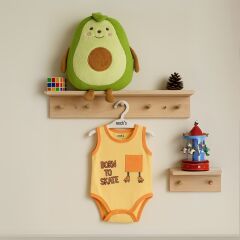 ''Born to Skate'' Yazılı Sarı Body