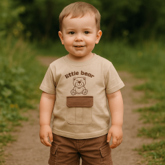 Cepli Erkek Çocuk T-shirt-Şort Takımı