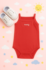 “Sweety” Yazılı Askılı Bebek Zıbın